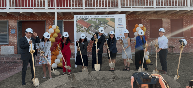 Senator Susan Rubio Groundbreaking with Elected Officials